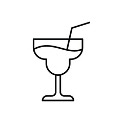 Cocktail  Icon vector stock illustration