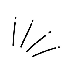 Cartoon manga element 