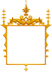 Gold Medieval Frame