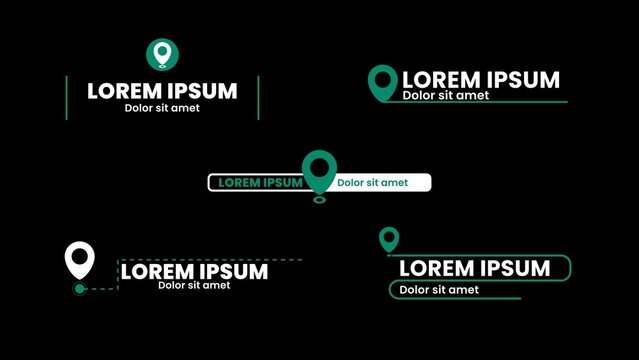 Clean Universal Location Call Out Title Bundle