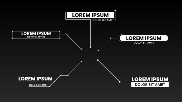 Clean Black & White Pop Up Title Pack