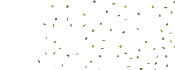 Fototapeta premium stars gold rainfall in 3d