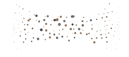 gold  Shower: Dynamic 3D Illustration of Dancing gold Confetti