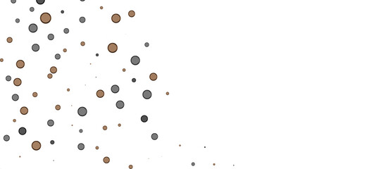 Shimmering Bliss: Mesmeric 3D Illustration Depicting Glistening gold Confetti in PNG 3D