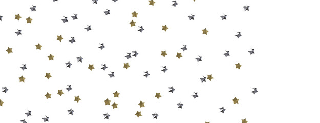 Descendant Christmas Constellations: Mind-Blowing 3D Illustration of Falling Festive Star Patterns