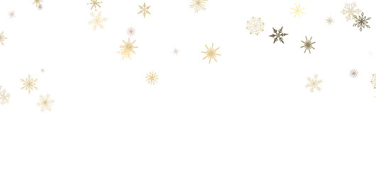 Snowflake Cascade: Mesmerizing 3D Illustration Depicting Descending Christmas Snowflakes