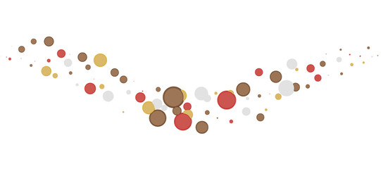 silver confetti explosion festive background