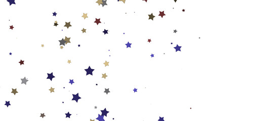 Descendant Christmas Constellations: Mind-Blowing 3D Illustration of Falling Festive Star Patterns