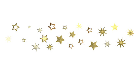 Drifting Christmas Stardust: Captivating 3D Illustration of Descending Stardust Particles for the Holidays