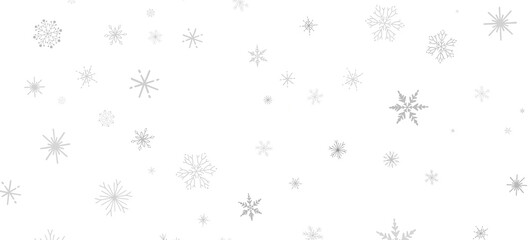 Snowflake Dance: Radiant 3D Illustration Showcasing Falling Christmas Snowflakes in Harmony