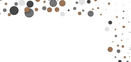 silver confetti explosion festive background