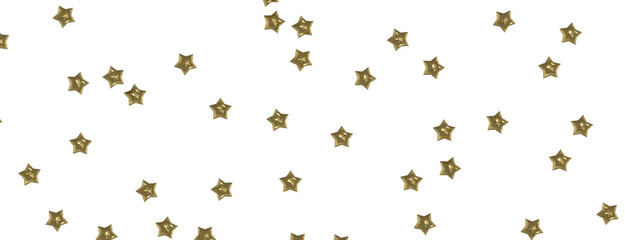 XMAS Glossy 3D Christmas star icon. Design element for holidays. -