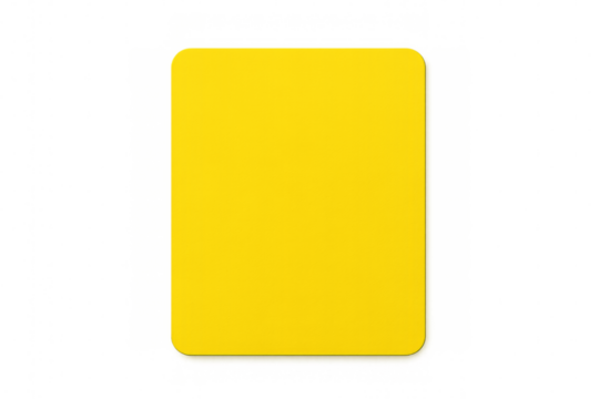 Yellow rounded rectangle with transparent background for easy isolation