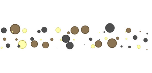 Shimmering Bliss: Mesmeric 3D Illustration Depicting Glistening gold Confetti