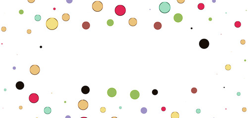 Multicolor confetti abstract background with a lot of falling pieces, isolated on a white background.