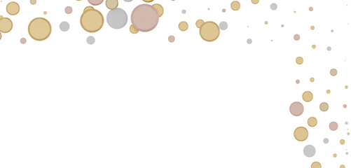 Elegant Embrace: Mesmerizing 3D Illustration Depicting Swirling gold Confetti