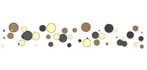 Elegant Embrace: Mesmerizing 3D Illustration Depicting Swirling gold Confetti