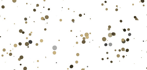 Dazzling Delight: Mesmerizing 3D Illustration of Glittering gold Confetti