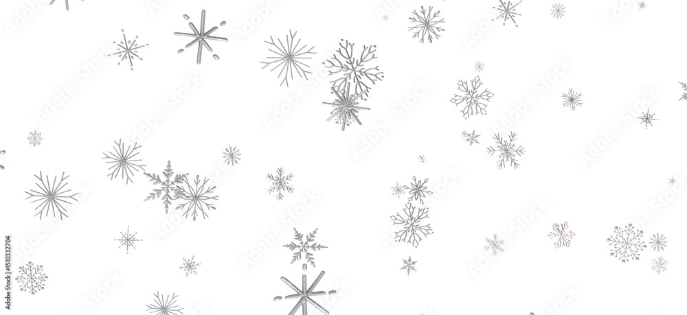 Poster abstract gold star falling soft focus background, 3d rendering.