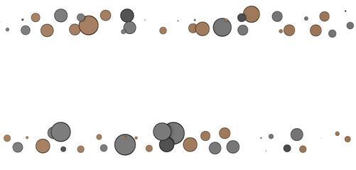  Multicolored confetti on white