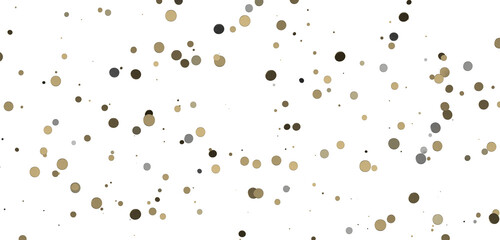 Sprinkle of Success: Spectacular 3D Illustration Showcasing Cascading gold Confetti