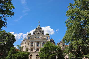 State Opera Theater in Kosice Old Town on Hlavna or Main Square, Kosice, Slovakia