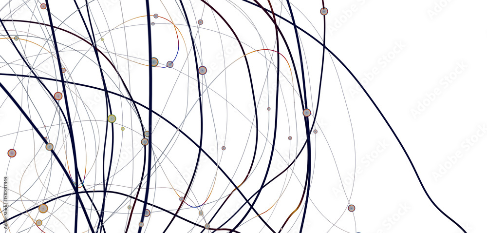 Aufkleber network holding in hand 3d connection data