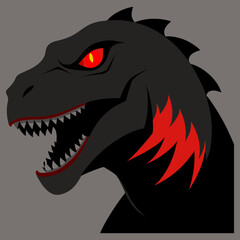 vector illustration of a dinosaur