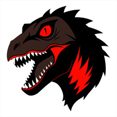 vector illustration of a dinosaur