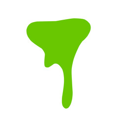 Green slime drop