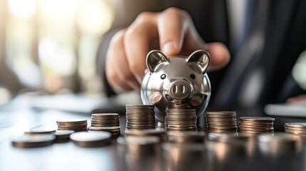 Saving money tips investing strategies piggy bank finance wealth management personal finance planning growth