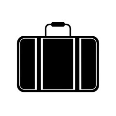 Suitcase Icon Vector Flat Clean Look Isolated