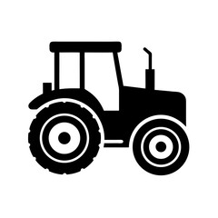 Tractor Icon Vector Flat Clean Look Isolated