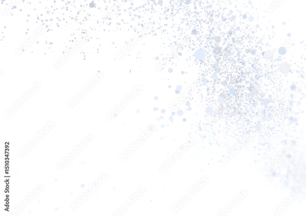 Poster Abstract background with light blue sparkles and bokeh effect. Perfect for adding a touch of magic to your designs.
