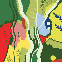 Abstract background conveying spring awakening