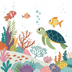 underwater world map