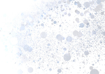 Floating light blue and white bubbles. Perfect for backgrounds or design elements.