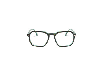 Black fashion sunglasses isolated on a white background