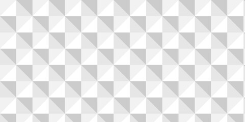 Structure white block box cube seamless pattern grid vintage surface triangle web monochrome square texture white background.	