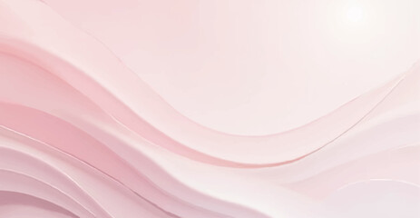 Abstract background pink gradient and flowing line.