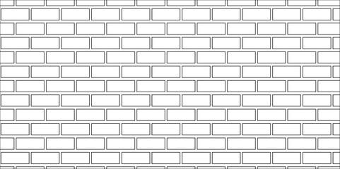 Fototapeta premium Abstract Pavement seamless mosaic stone concrete wall surface tiles. subway vector block rock white brick wall texture background. 