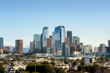 Downtown Los Angeles at sunny day