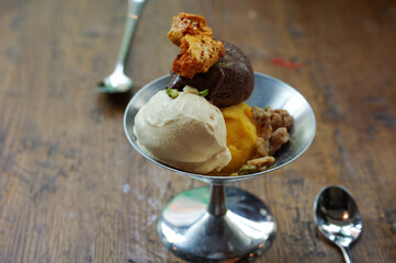 Gourmet Ice Cream Dessert