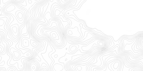 Modern Abstract white topo map location discovery. vector topo map design White background with topographic world grid wave Topographic map geographic line texture.	