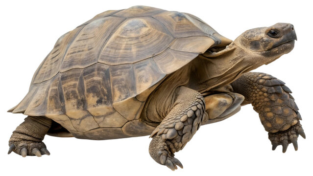  Big turtle isolated on transparent background 