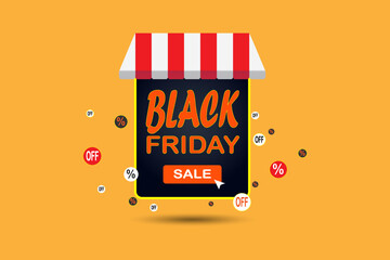 Modern big sale poster to advertise your products.