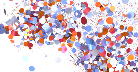 Vibrant confetti explosion background. Perfect for celebration, party, and festive designs. Download now!