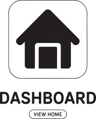 Minimal Home Icon Design – Bold Flat House Symbol for UI/UX and Apps