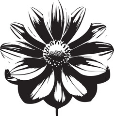 Seamless Floral Pattern Vector in Classic Black & White