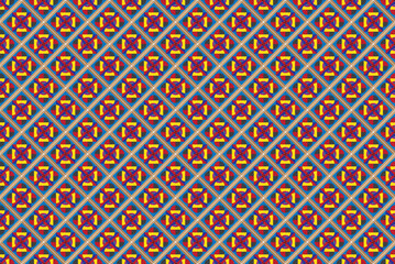 Seamless geometric ethnic spokes knitted pattern ,Seamless Decorative Boho Ancient Hand Drawn Ethnic Pattern
